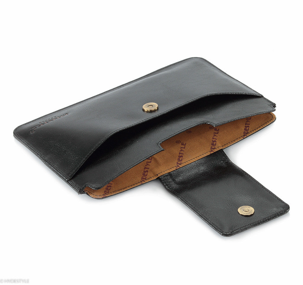 Trenz leather iPad oversize clutch #GC10 Black