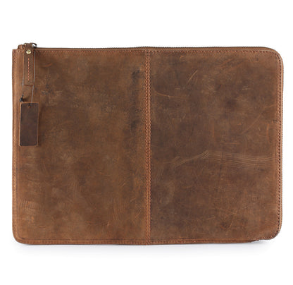 Hydestyle Leather Zip Around MacBook Sleeve  #UM58